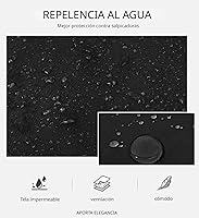 Vista 3 de Syntus Delantal ajustable con 2 bolsillos, delantales de cocina para mujeres, hombres, chef