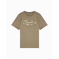 EMPORIO ARMANI T-Shirt Girocollo da Uomo con Stampa Verde XL