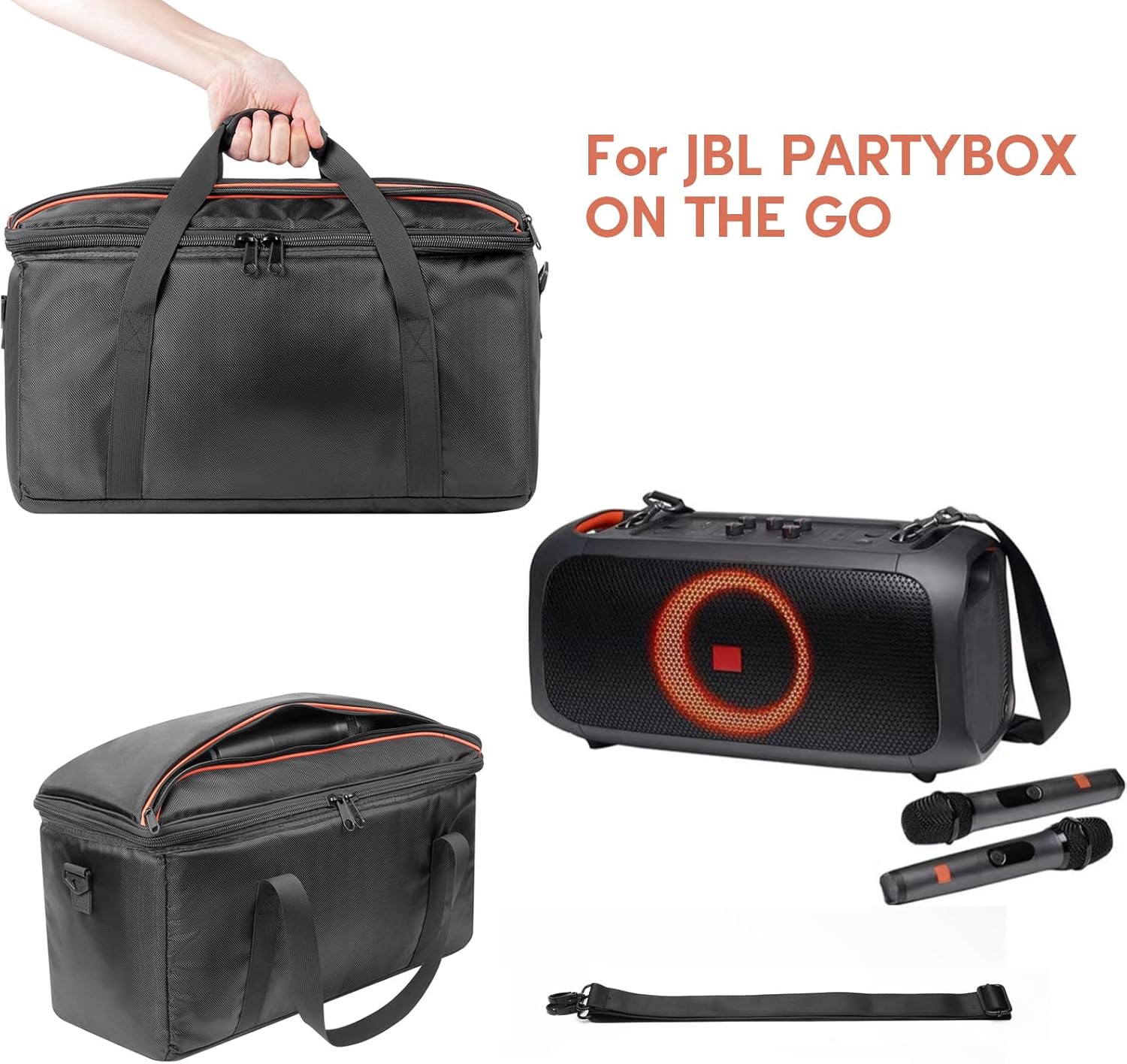 Multifunctional Storage Bag for ON The GO Carry Case Securely Holds and Accessories