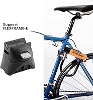 Vista 5 de Kryptonite Evolution Mini-5 - Cerradura en U para bicicleta, resistente antirrobo, soporte de montaje de grillete de acero de 0.51 pulgadas