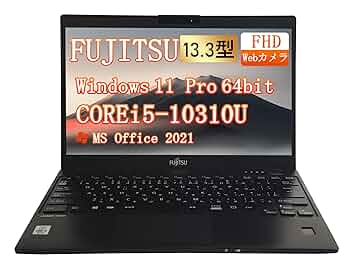 富士通ノートパソコン/i5-10310U/SSD 256GB/メモリ16GB 富士通 【爆速第4世代Core i7+テンキー搭載】富士通 FMVシリーズ