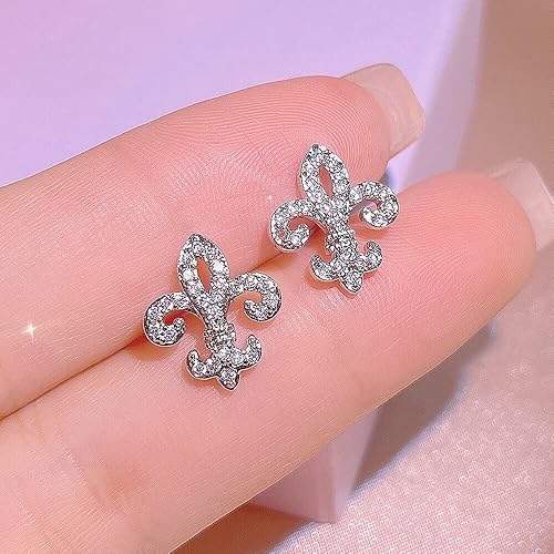 Miniatura 2 de Joyería para mujer, chapado en plata 925, con circonita roja, anillo de flores, collar, aretes, juego de joyería para fiesta