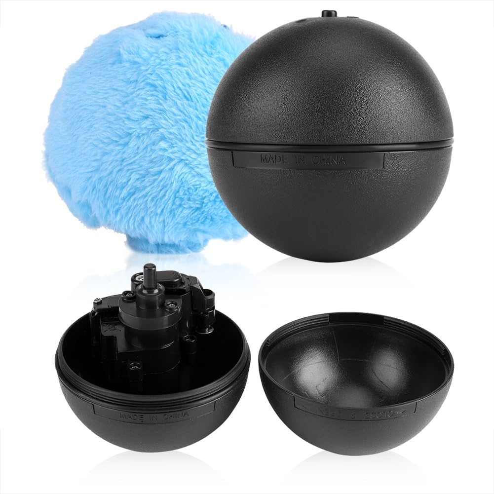 Ball Toy, Mini Cute Automatic Rolling Floor Robot Sweeping Ball, Electric Cleaner with 4pcs Colorful Covers Set