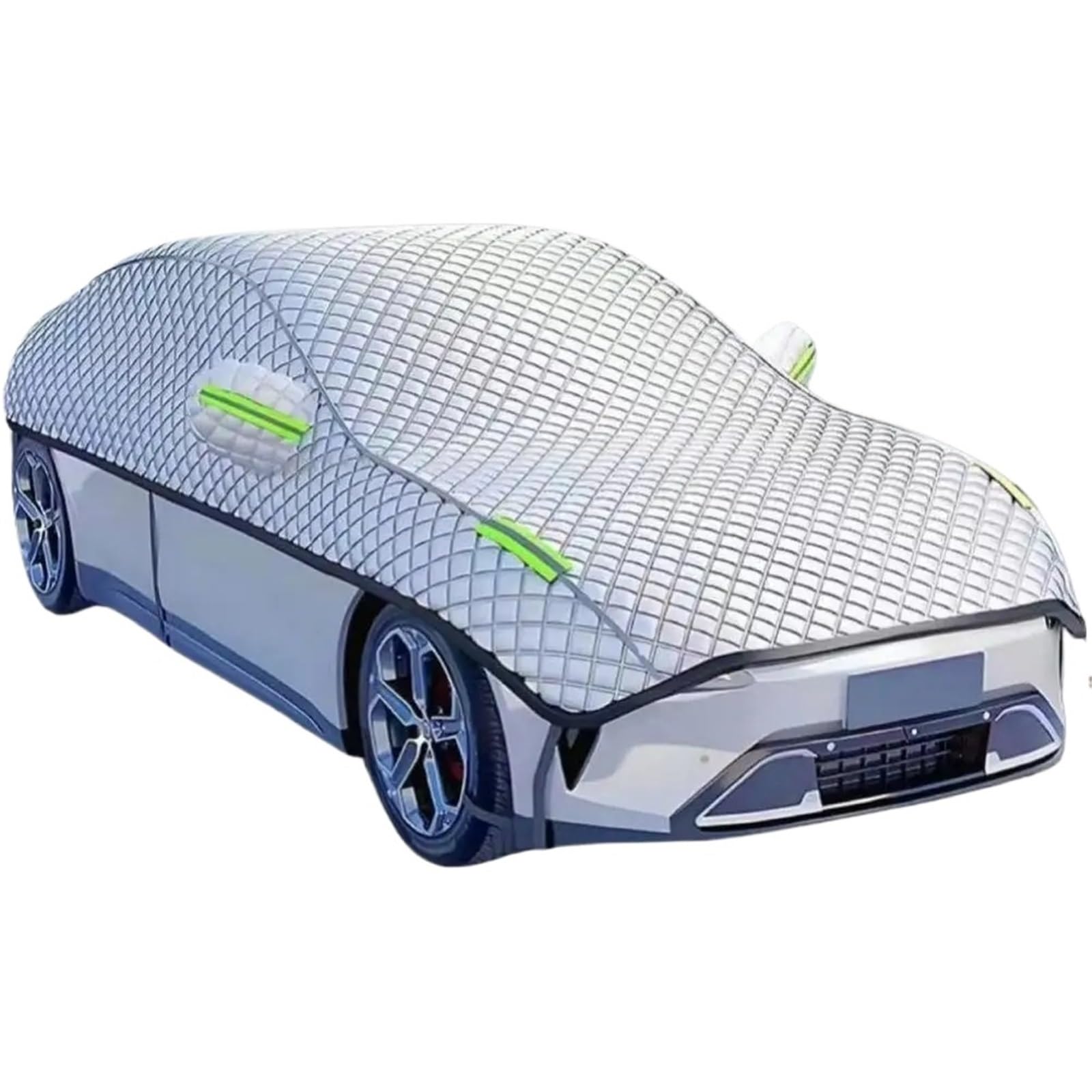 HJfhCFGJ Protector Parabrisas Cubierta de Coche protección Exterior Impermeable Cuatro Estaciones del Parabrisas Protector Granizo Cubierta Nieve(Hammer Truck)