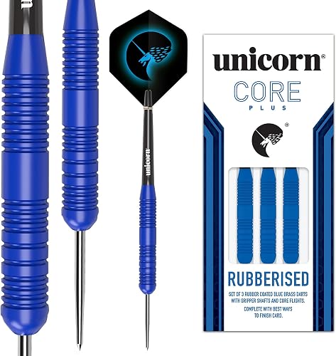 Unicorn Core Plus Rubberised Dart - Blue - 21 g