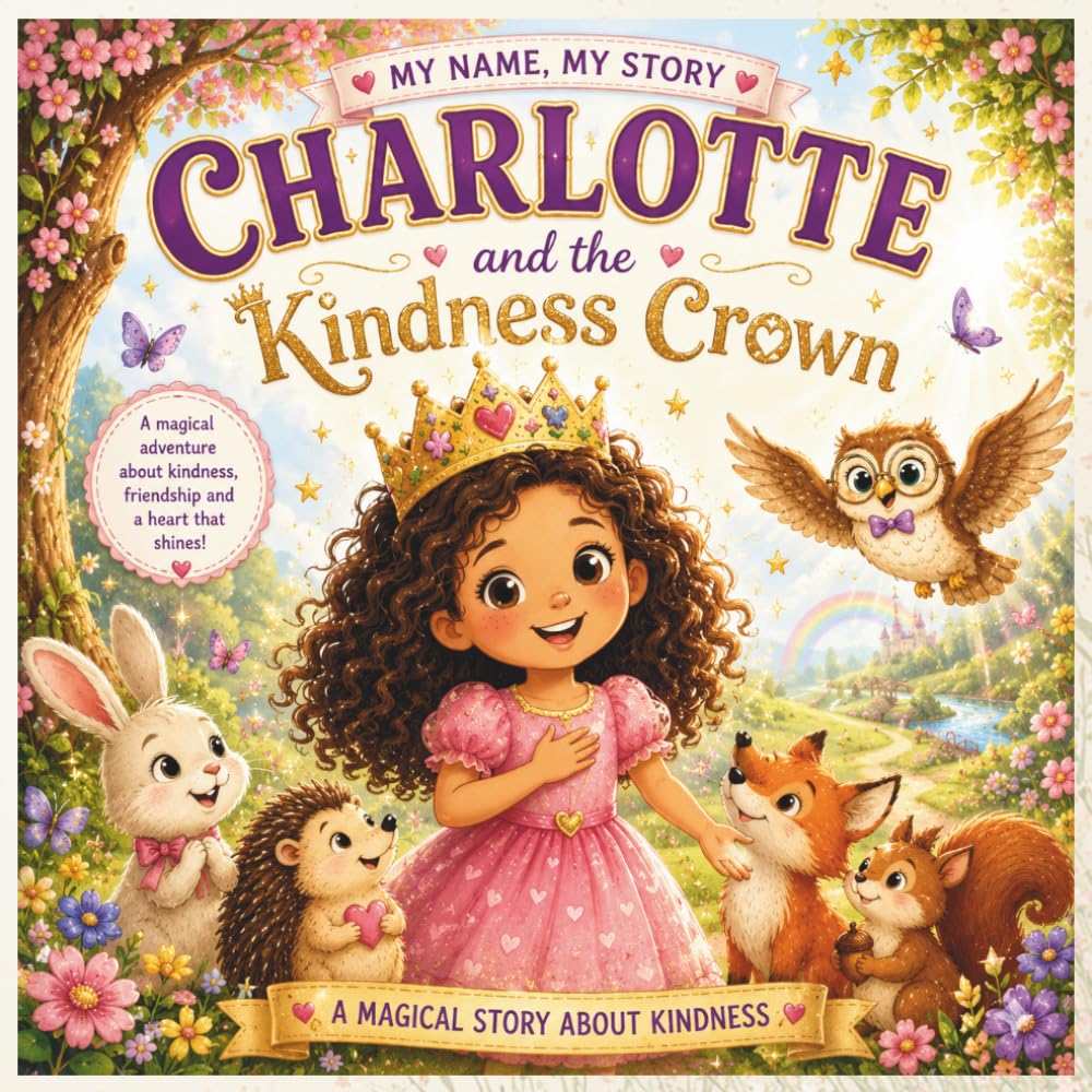 Charlotte and the Kindness Crown: A Heartwarming Picture Book About Kindness, Friendship and Confidence for Girls Ages 3–5 | A Magical Bedtime Story (My Name, My Story)