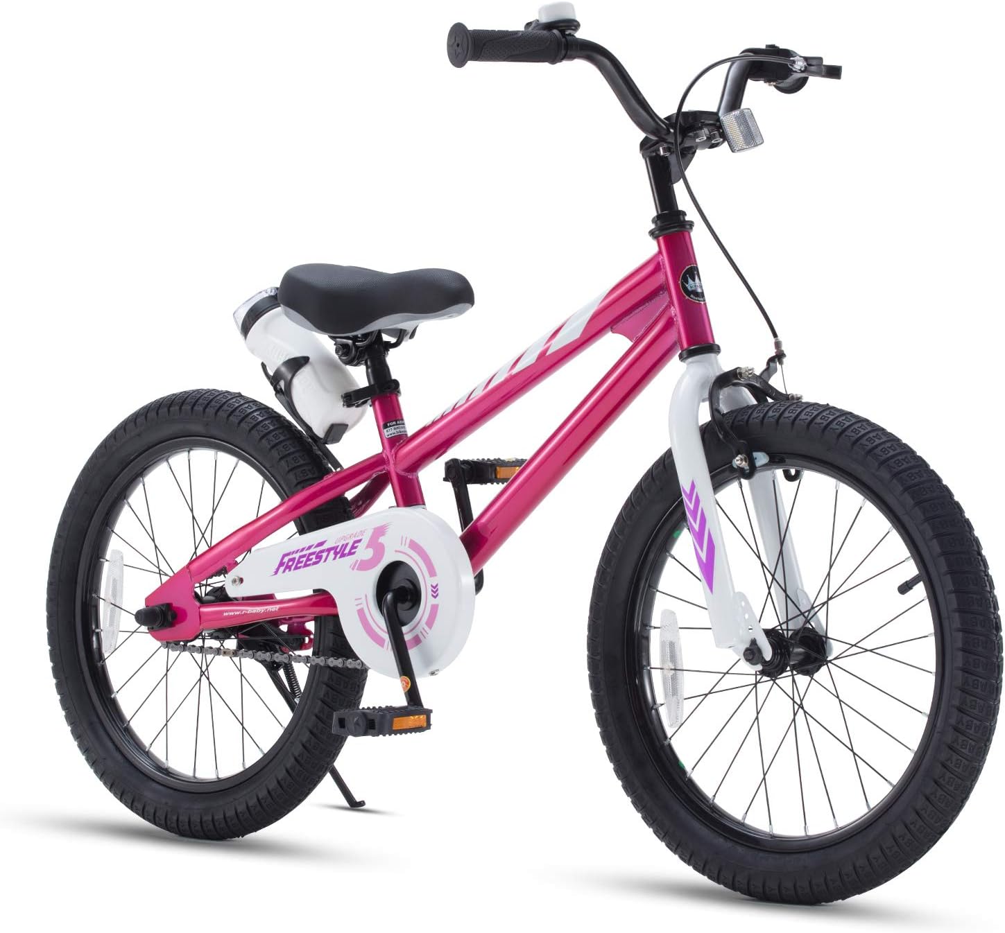 Royalbaby RoyalBaby Kids Bike Boys Girls Freestyle BMX Bicycle with Training Wheels Kickstand Gifts for Children Bikes Kid's Bicycle