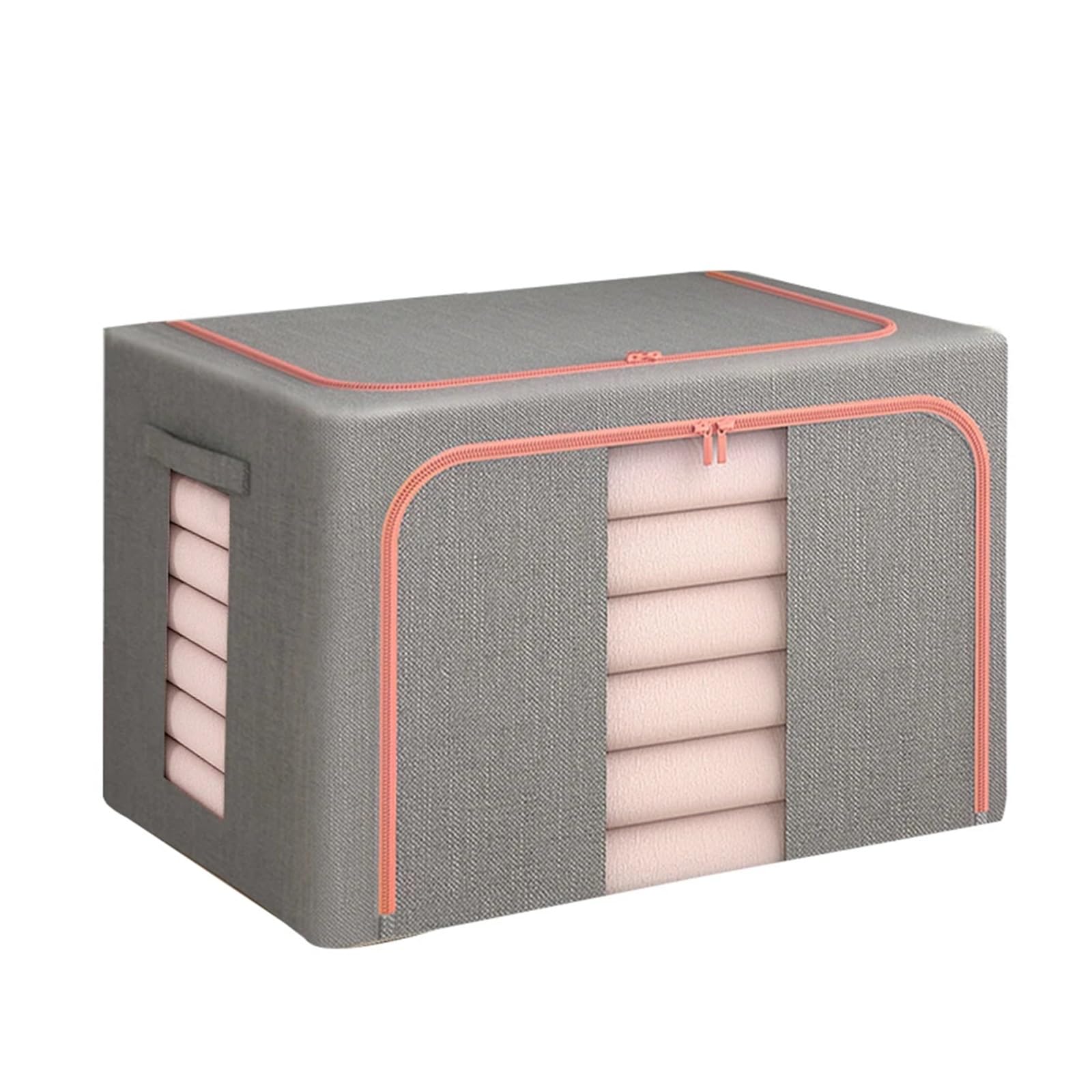 Caja para guardar mantas y ropa grande: dile adiós al desorden con este pack de tela