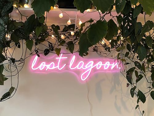 Miniatura 10 de Letreros de neón personalizados de 8 a 50 pulgadas, letras iluminadas para decoración de habitaciones (35 pulgadas, 1 línea)