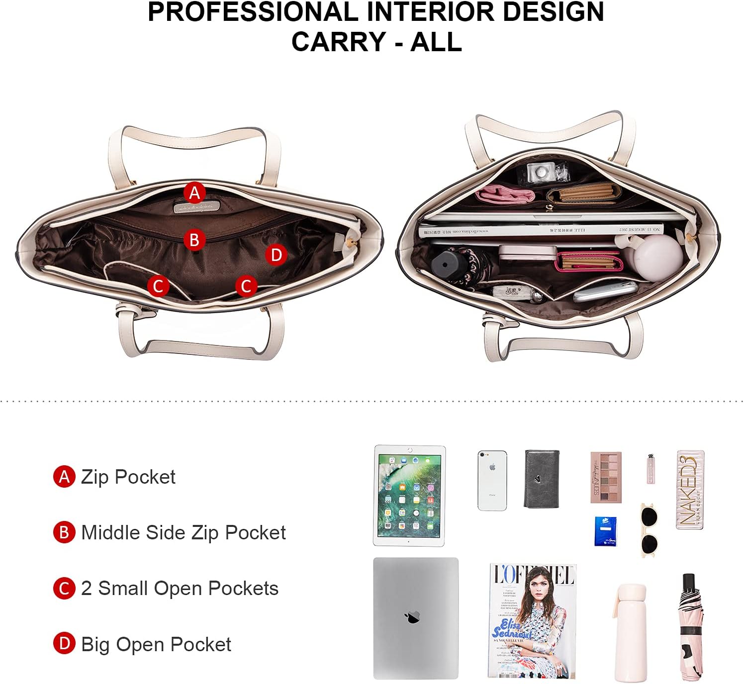 LOVEVOOK Purses and Handbags for Women Fashion Tote Bags Shoulder Bag Top Handle Satchel Bags | Purses, Handbags, Fashion, Top Handle, Purses, Handbags - Image 5