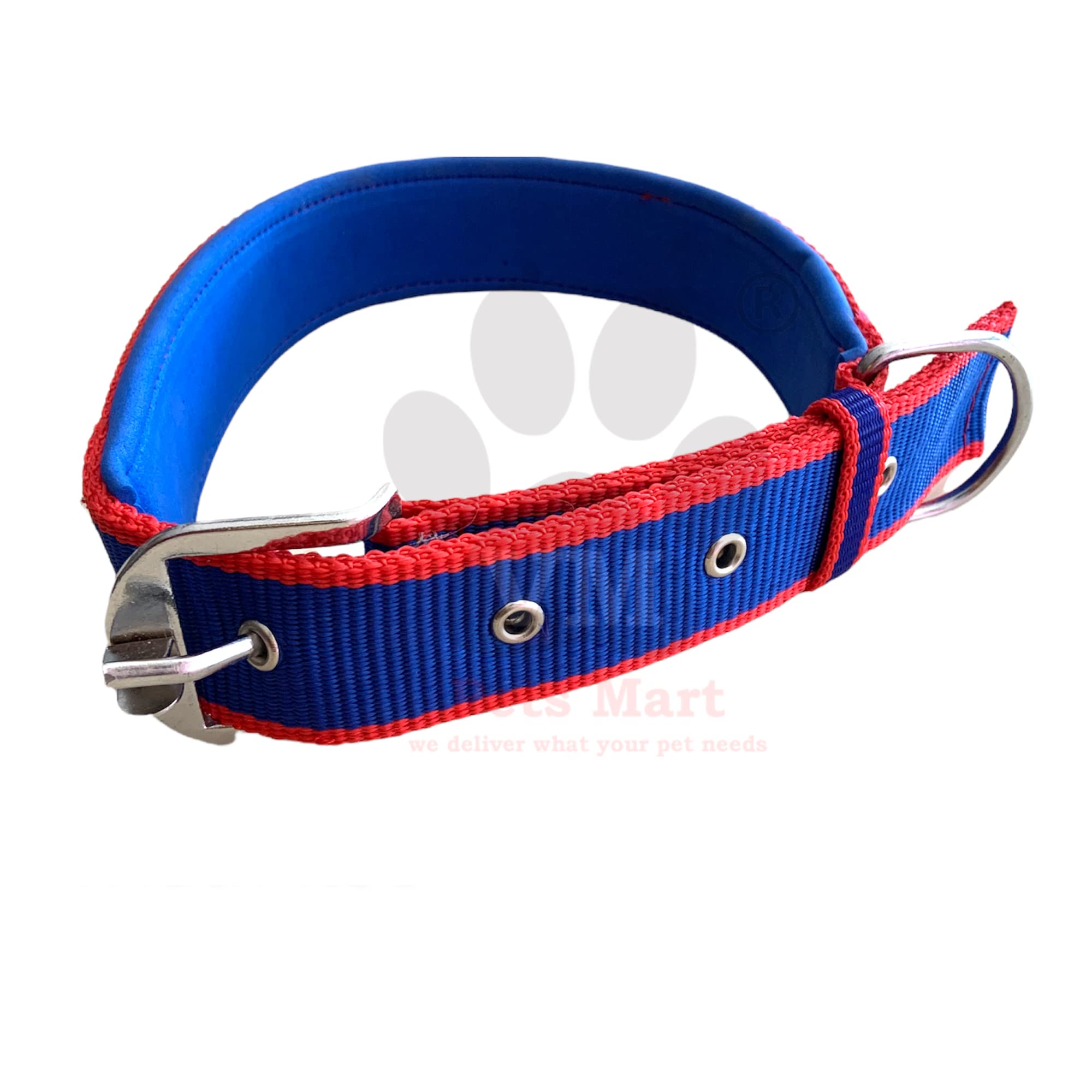 VM Mart Padded Dog Collar Pin-Buckle Everyday Collar (Extra Large, Blue) (B0B4WFK5WS) Amazon Price History, Amazon Price Tracker