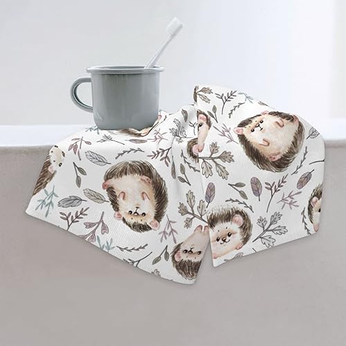 Miniatura 8 de Toallas de mano con patrón de erizo, ultra suaves, altamente absorbentes, toalla de baño, cocina, toalla de invitados para baño, hotel, gimnasio y