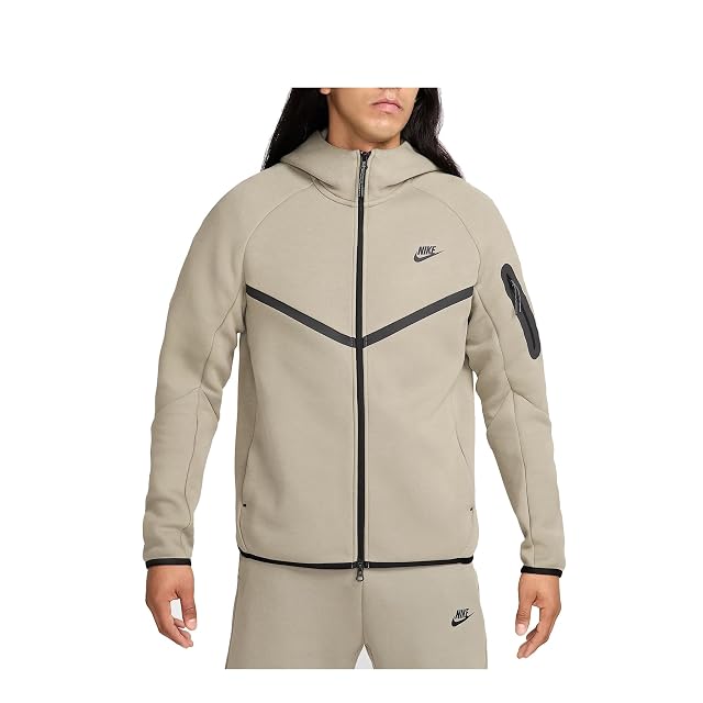 Nike Tech Mens Full-Zip Windrunner Hoodie HV0949-320 Light Army Black Size Large