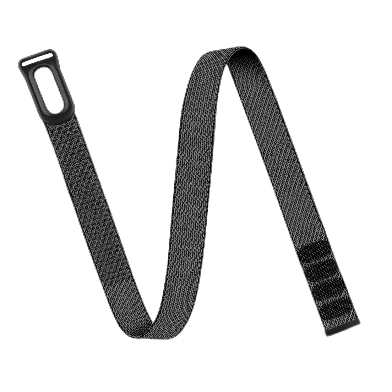 Strap for Google Fitbit Air Bicep Band, Adjustable Elastic Woven Sport Straps for Men Women, Replacement Nylon Bicep Arm Bands for Running Gym Strength Training Training (Black, L (500mm/19.6 in))