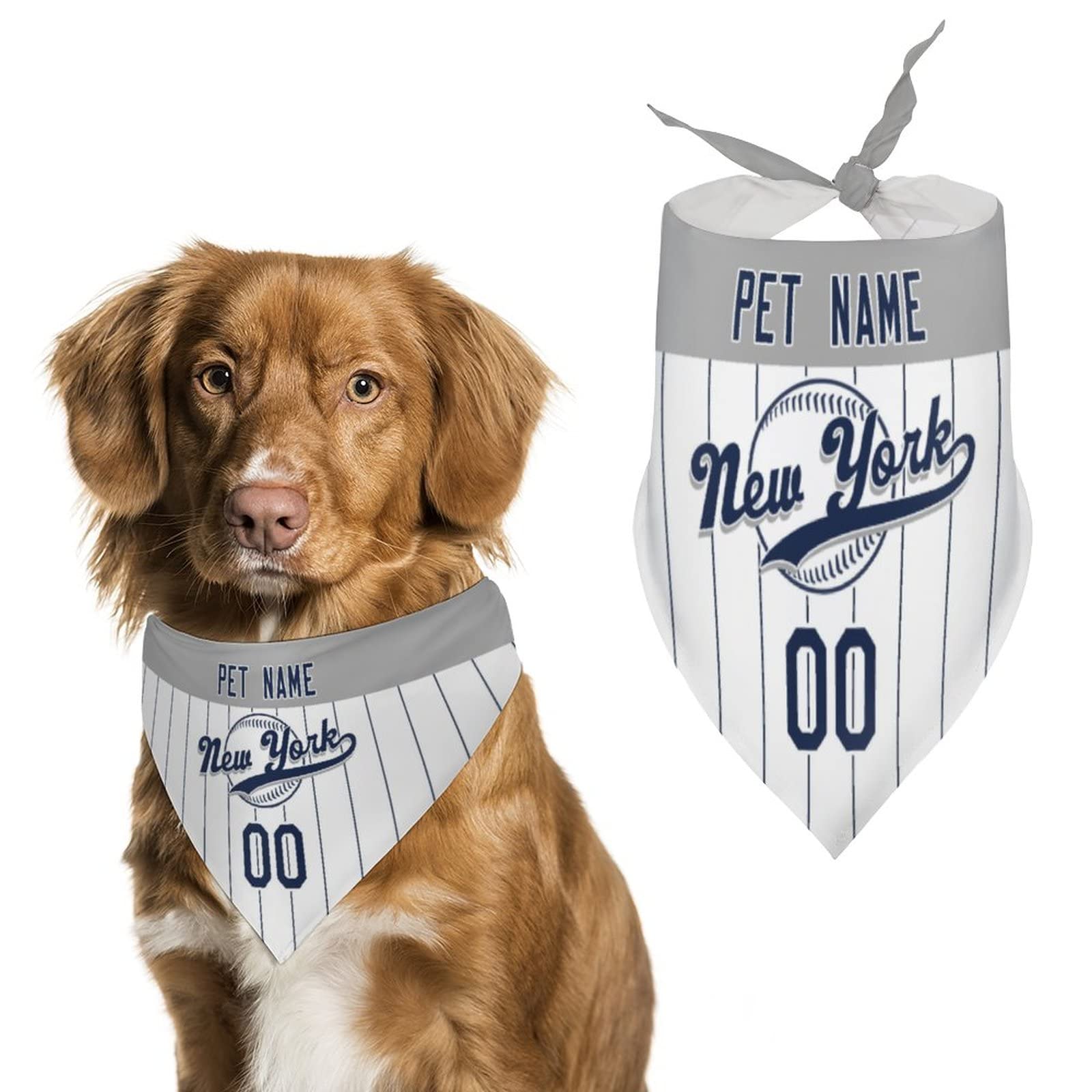 Collar Bandana Mets Dog Bandana Kansas City Chiefs Reversible Pet