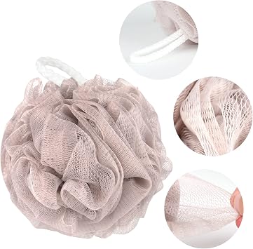 WUJUN Bath Sponge Shower Loofahs Balls 70g/PCS 4 Pack