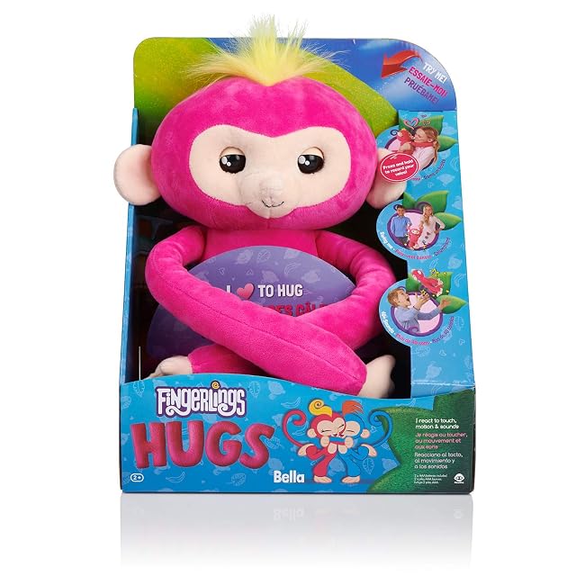 Foto 7 de 8 de Wow Wee 3532 Fingerlings Hugs - Mono de Peluche Interactivo (Rosa Bella)