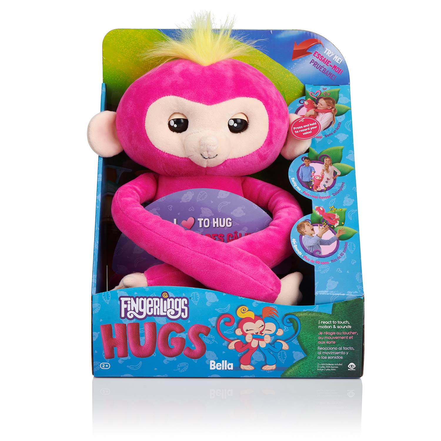 Wow Wee 3532 Fingerlings Hugs AFFE rosa