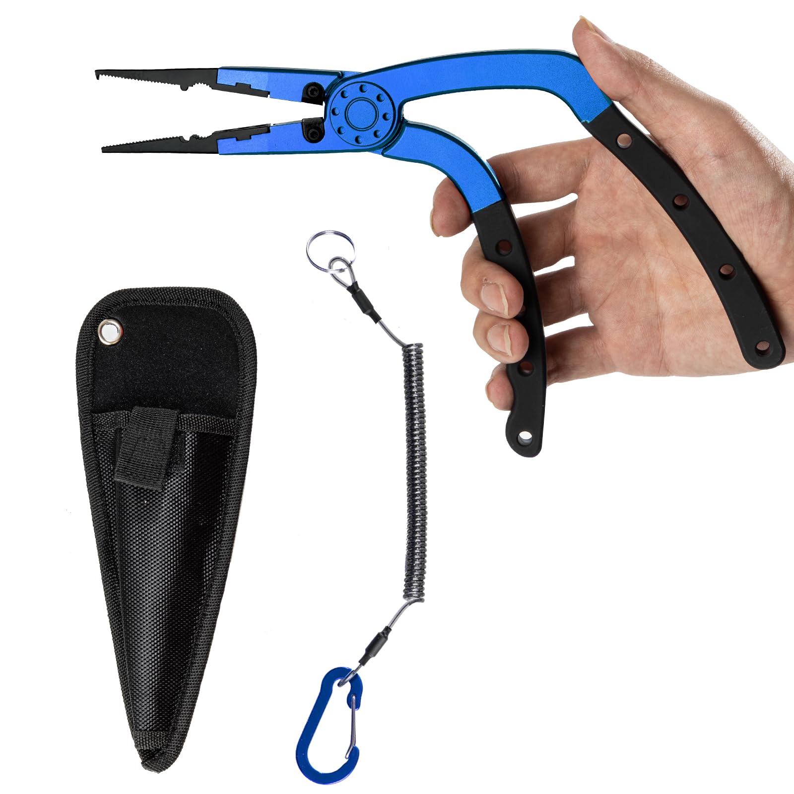 Night Cat Fishing Pliers With Sheath And Lanyard Long Nose