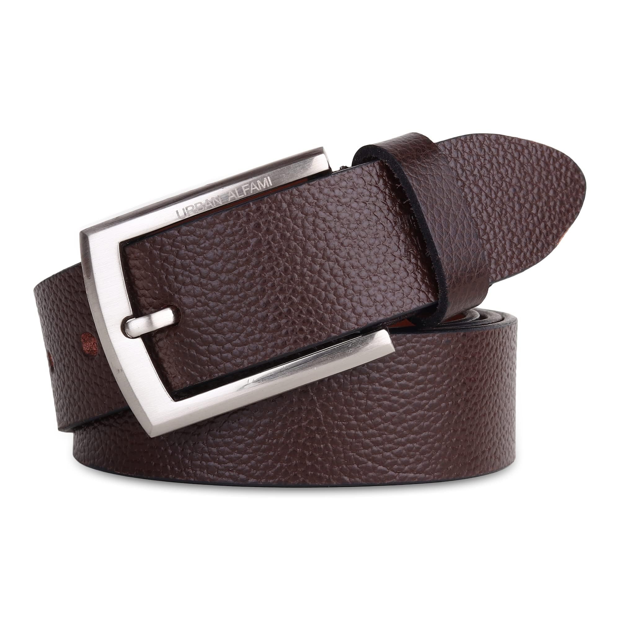 Genuine Leather Belt for Men | Brown | LC-104 | Size 34-image-25