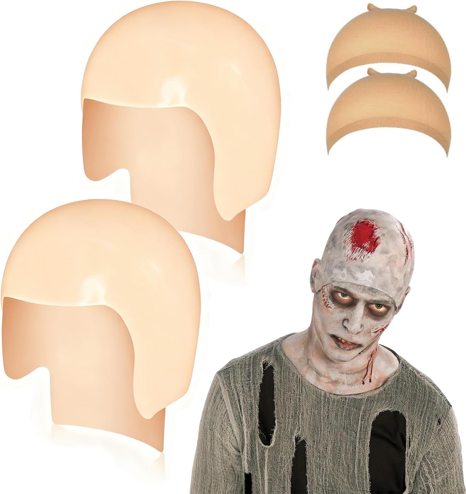 Halloween Bald Caps