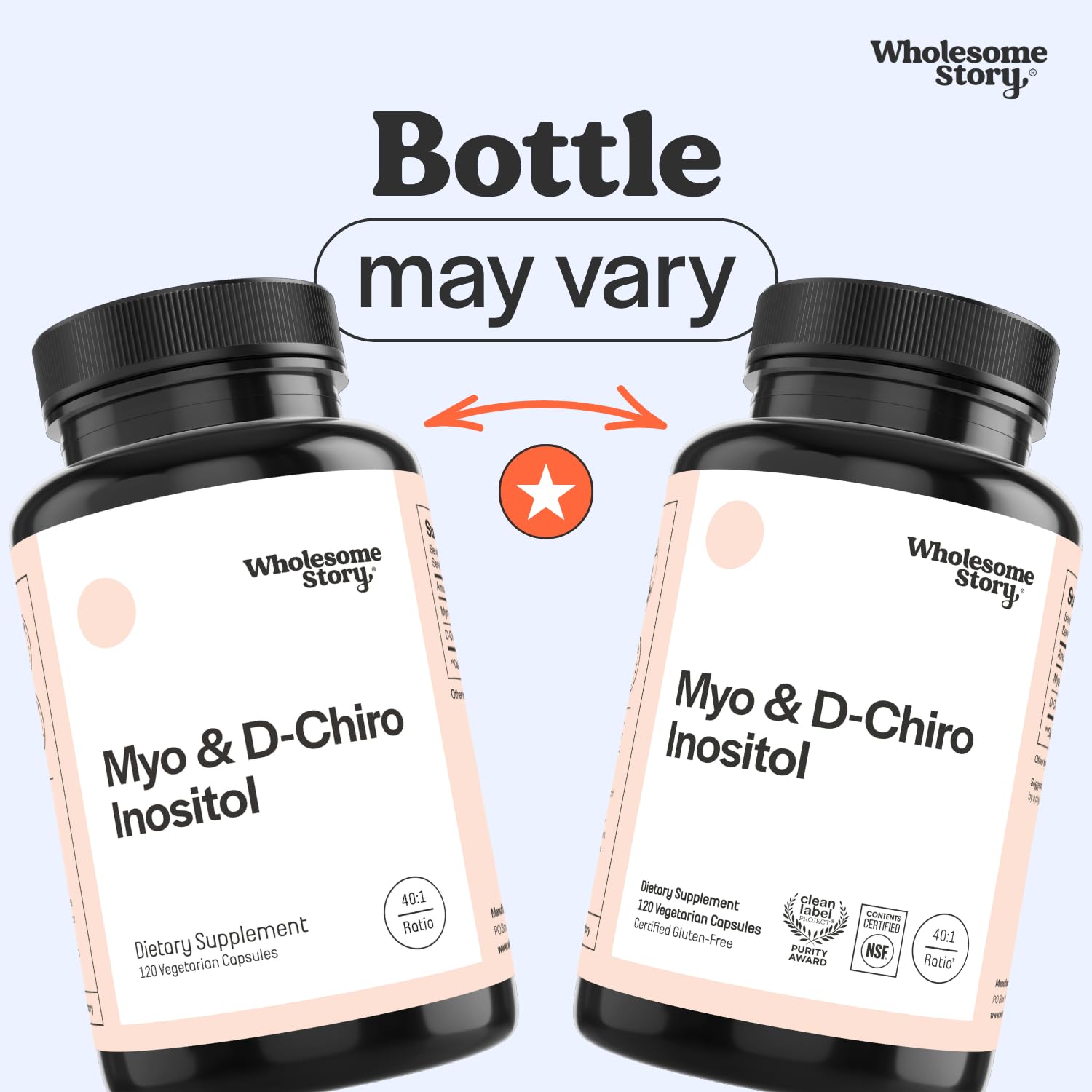 Wholesome Story Myo-Inositol & D-Chiro Inositol Supplement for Women | Fertility Supplements for Hormonal Balance & Ovarian Health Support | Myoinositol | Ideal 40:1 Ratio | 30 Servings — Amazon image 2