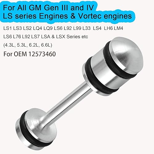 Miniatura 2 de LS Billet - Desviador de aceite para barra trasera para GM Gen III y IV LS1 LS3 LS2 LQ4 LQ9 LS6 L92 L33 L99 Desviador de aceite LS Barbell 6061-T6