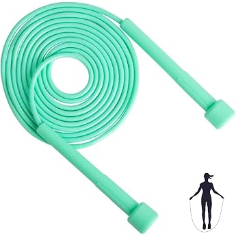 Adjustable Skipping Rope for Adults and Kids with Adjustable Length Lightweight and Portable with a Comfortable Handle for Speed Jumping 6 Colors
