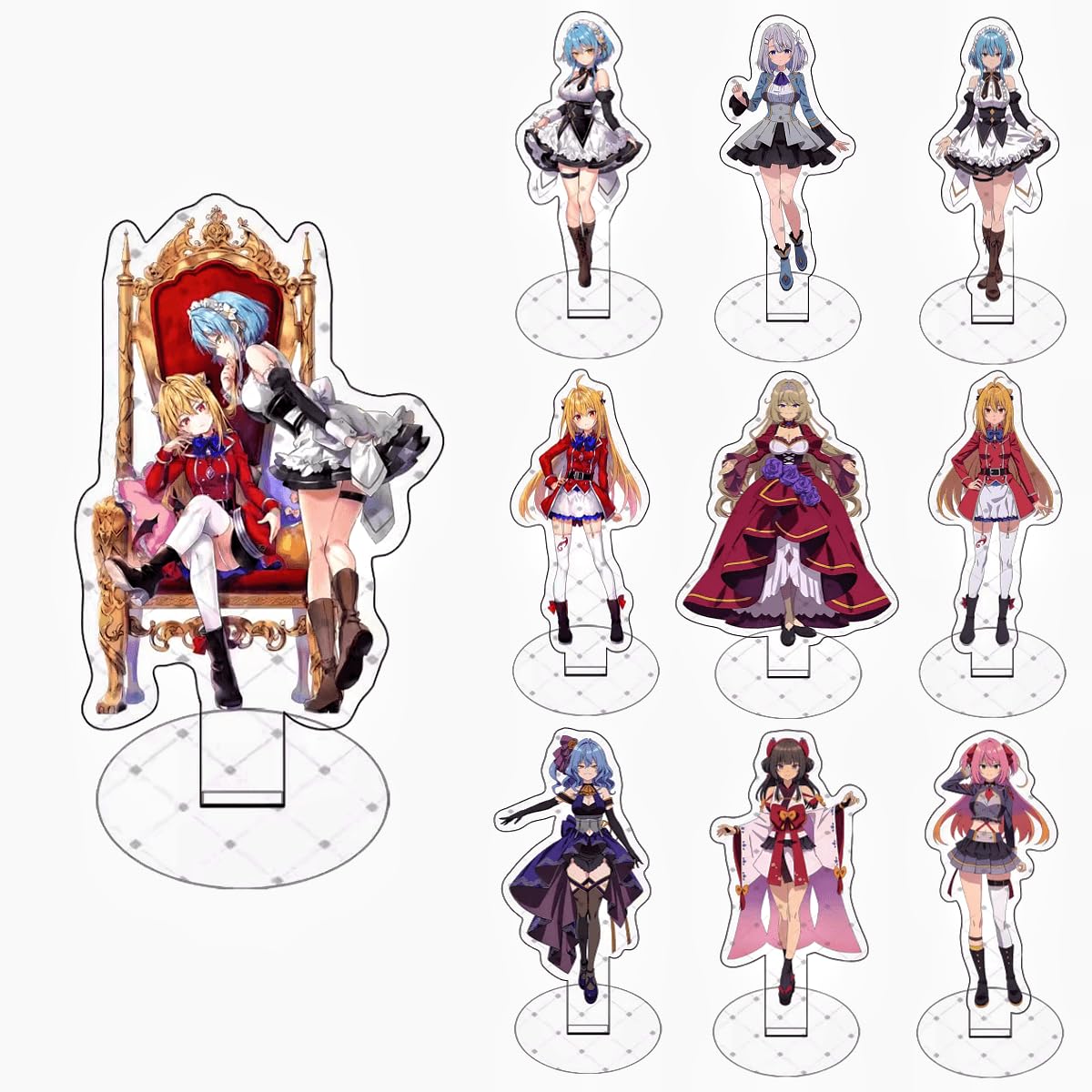 4つセット アクリルスタンド テラコマリ ヴィルヘイズ ひきこまり吸血