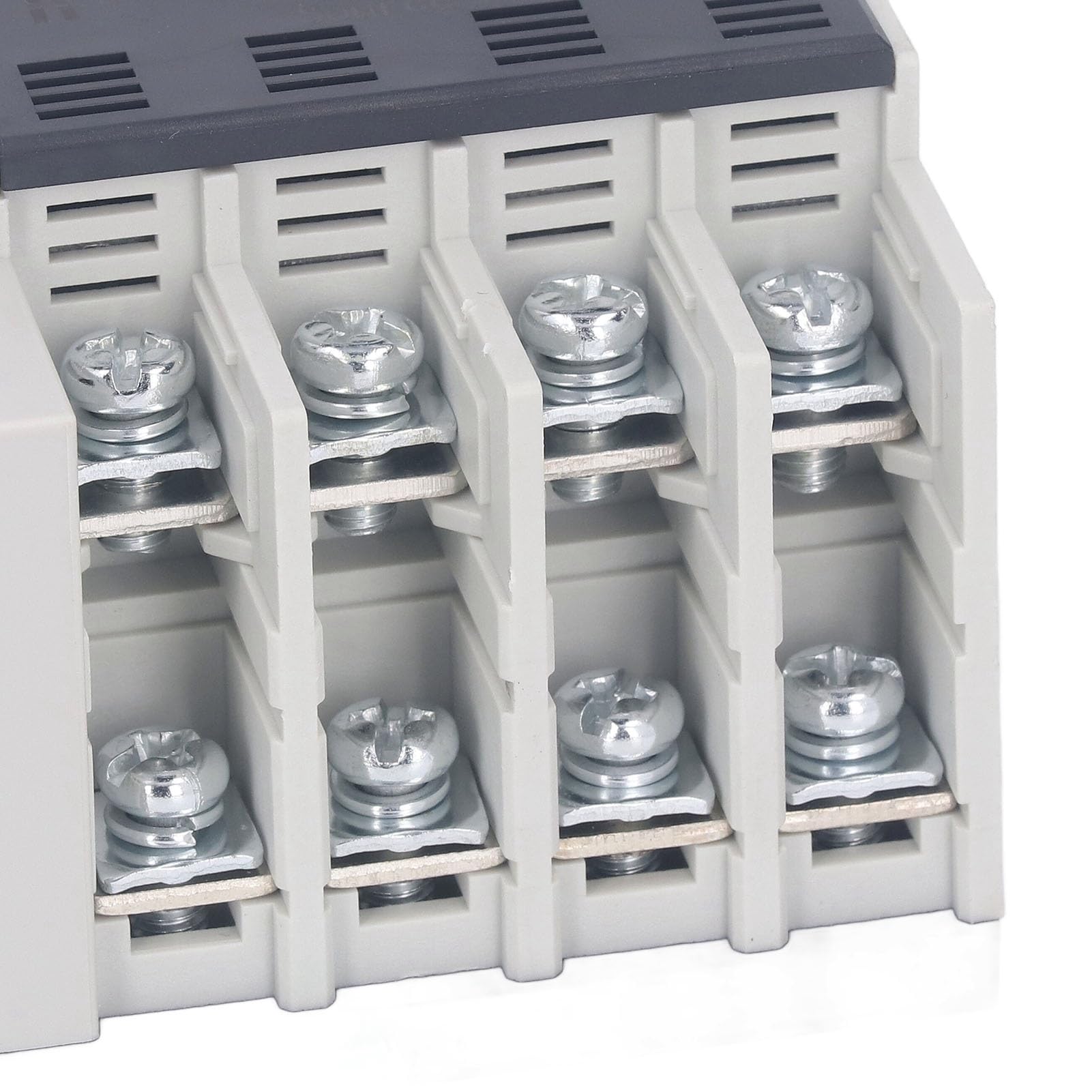 Interruttore di trasferimento automatico a doppia alimentazione 4P Controllo di commutazione veloce affidabile per alimentazione di backup di emergenza AC, PC ignifugo (100A)