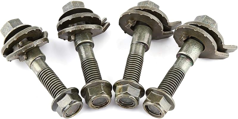 Kit de parafusos de cambagem ajustável Yosoo Health Gear 14 mm para alinhamento de 4 rodas – 4 peças