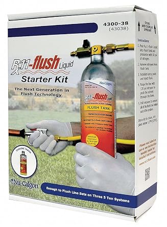 Nu-Calgon 4300-38 Rx11-Flush Liquid Starter Kit