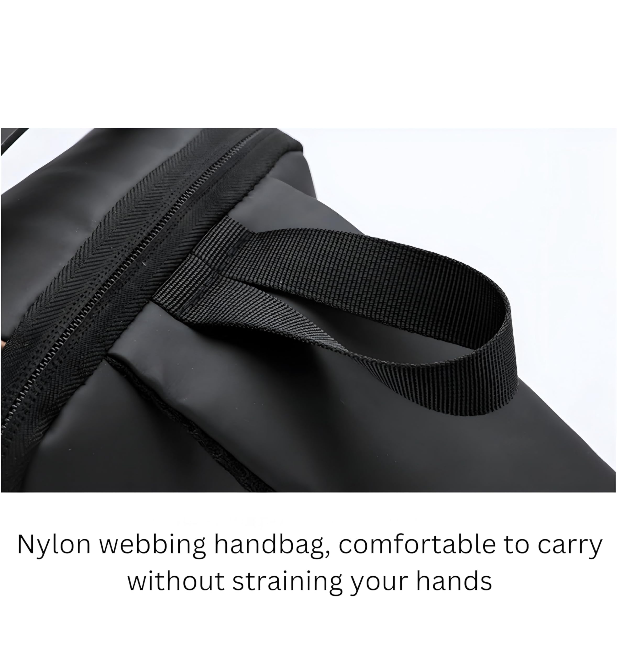 ASTER APPARELS Waterproof Polyester Slim Unisex Crossbody Sling Bag Chest Backpack Men's Shoulder Bag, Leisure Travel Handbag, Hard Shell Anti-Theft Chest Bag (Black&Golden) 4