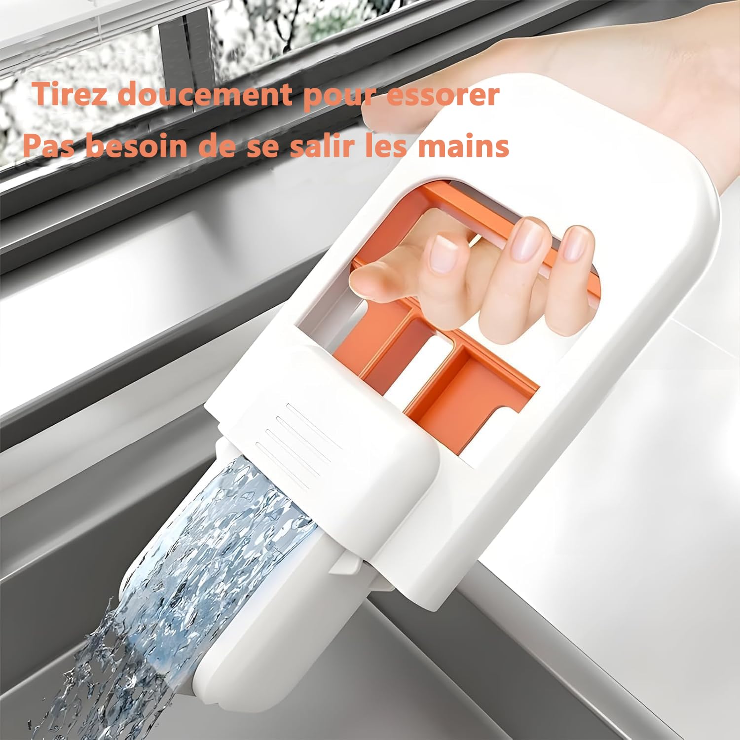 Cleanect Mini Mop Pro, mini balai à franges portable auto-pressant – Utilisation humide et sèche – Mini balai à franges Cleanect pour miroir, table à manger, table, fenêtre de voiture, nettoyage du Cleanect Mini Mop Pro, mini balai à franges portable auto-pressant – Utilisation humide et sèche – Mini balai à franges Cleanect pour miroir, table à manger, table, fenêtre de voiture, nettoyage du