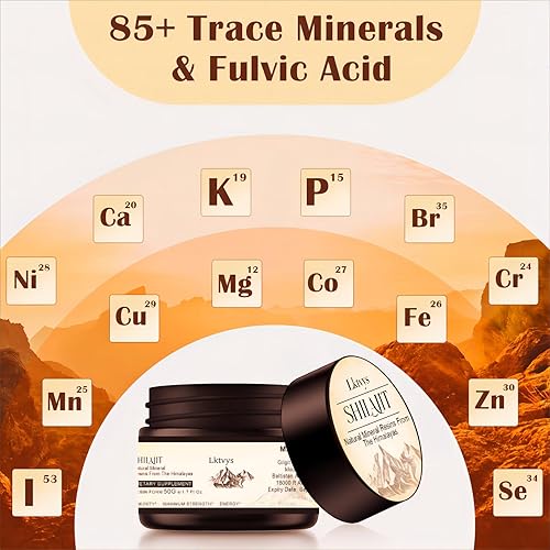 Miniatura 4 de Shilajit Resina  1.76 oz Shilajit pura orgánica del Himalaya, con ácido fúlvico y más de 85 oligoelementos complejos, resina shilajit natural para