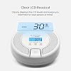 X-Sense Wireless Interconnected Carbon Monoxide Alarm Detector, Replaceable Battery-Powered CO Alarm Detector with Easy-to-Read LCD, Complies with EN 50291 Standard, CO03D-W, Link+