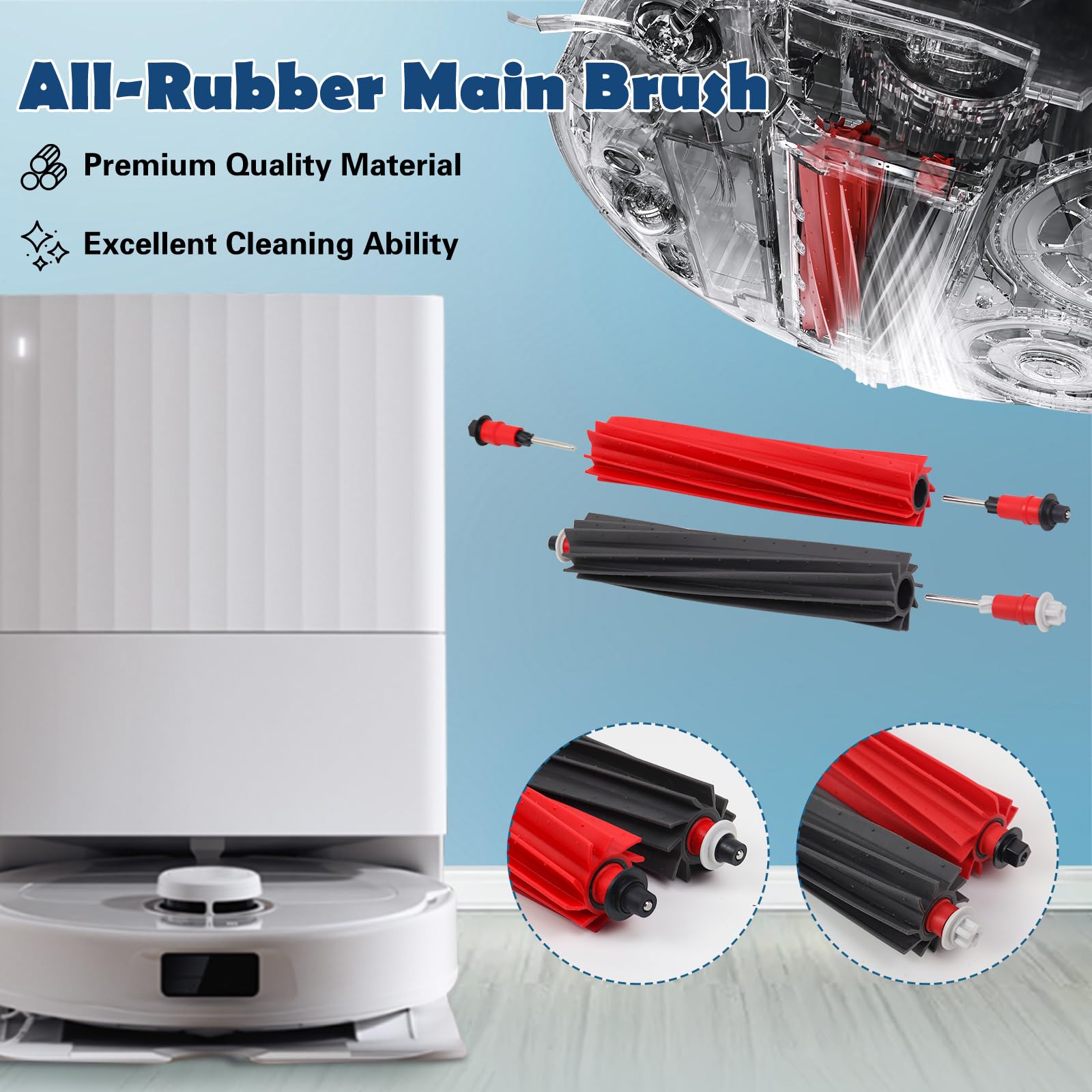 24-delige accessoireset voor Roborock Qrevo Master/Qrevo Slim