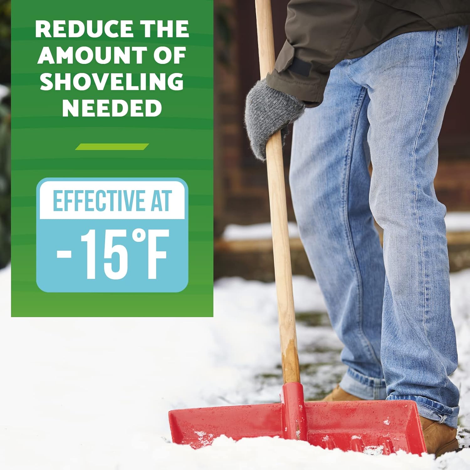 review Green Gobbler Pet Safe Ice Melt Effective to -15° Fahrenheit | 15lb Pail | Fast Acting Treatment | Magnesium Chloride Ice Melt Pellets | No Concrete Damage