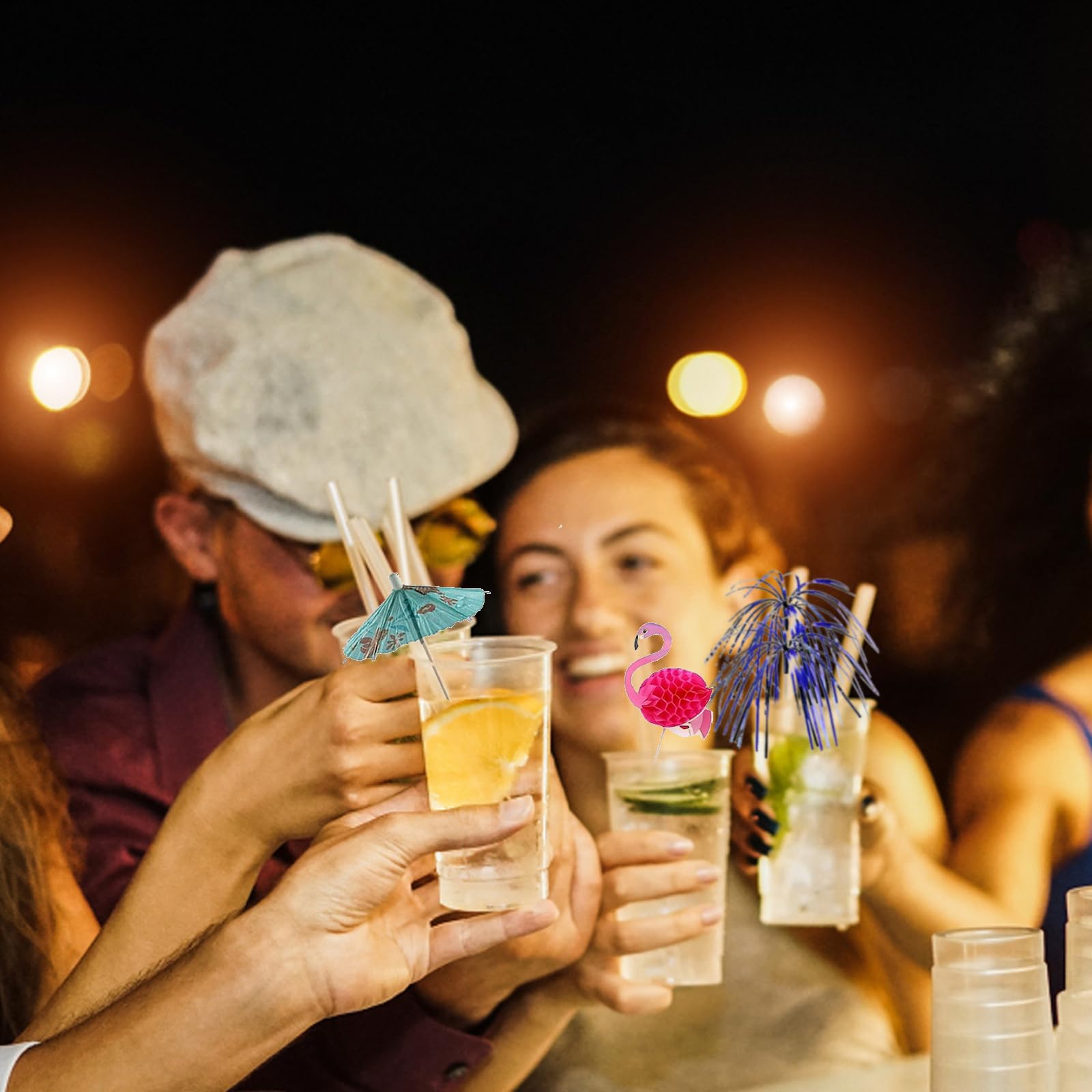 80 Pcs Cocktail Accessories For Drinks, Cocktails Decorations For