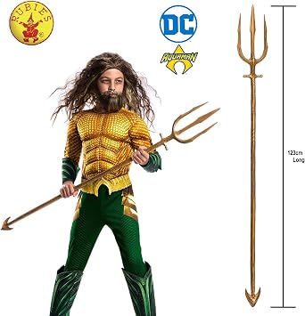Rubies DC Aquaman and the Lost Kingdom: Aquaman Trident Costume Accessory for Kids, Boy's
