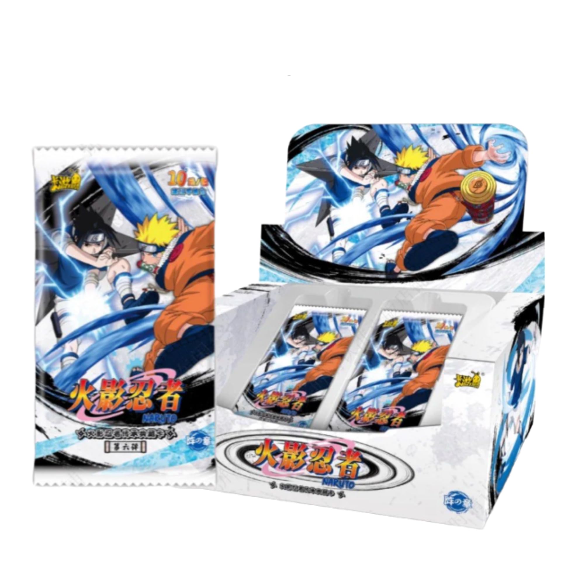 Aexel Kayou Naruto Wave 6 Tier 4 Sealed Booster Box, 18 Packs, 5