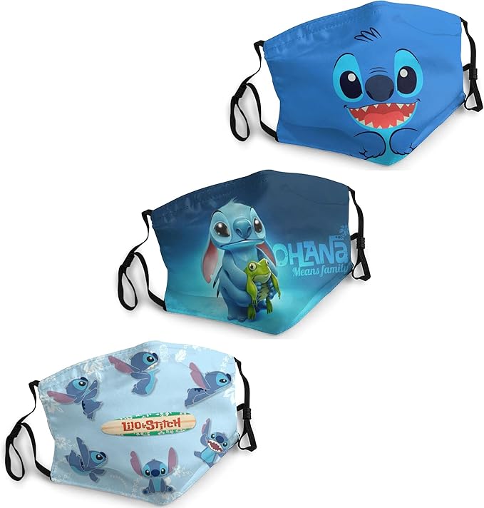 Stitch Face Mask ContourAdjustable Mask Elastic Strap Comfortable Mask