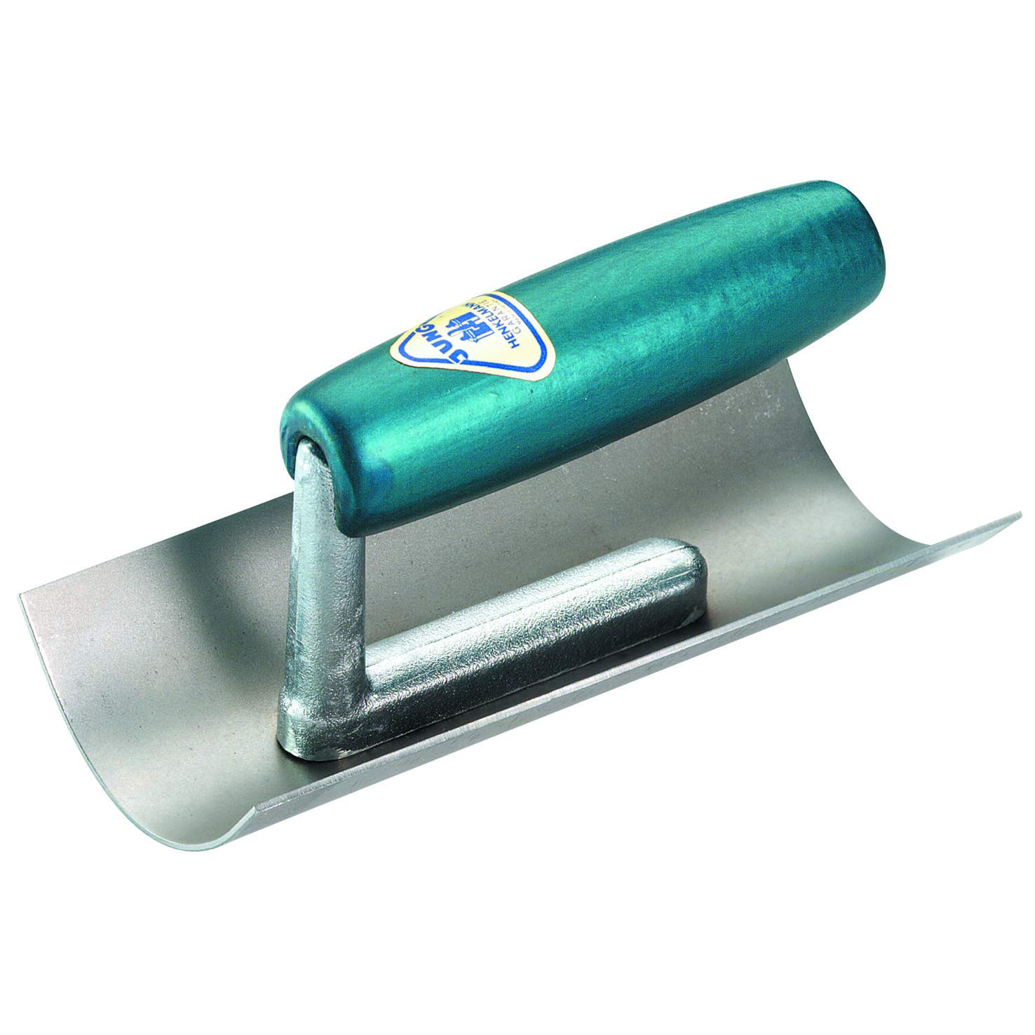 Jung Henkelmann Round trowel 174879 (Length 76 mm, Radius 35 mm, Steel, For waterproofing and bituminous mortar) 87617000