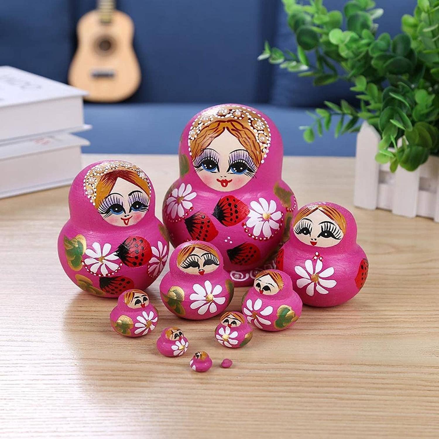 Amazon.co.jp: マトリョーシカ人形 10個ロシアの入れ子人形かわいい