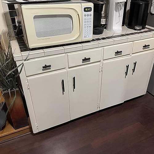 Miniatura 9 de HBL' Paquete de 30 tiradores de gabinete de cocina color dorado cepillado de 3 pulgadas de centro a centro, hechos de acero inoxidable, ideales para