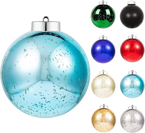 Miniatura 190 de XmasExp Juego de 24 mini esferas de Navidad inastillables para bolas de árbol de Navidad de 1.181 in/1.18 pulgadas (oro rosa)