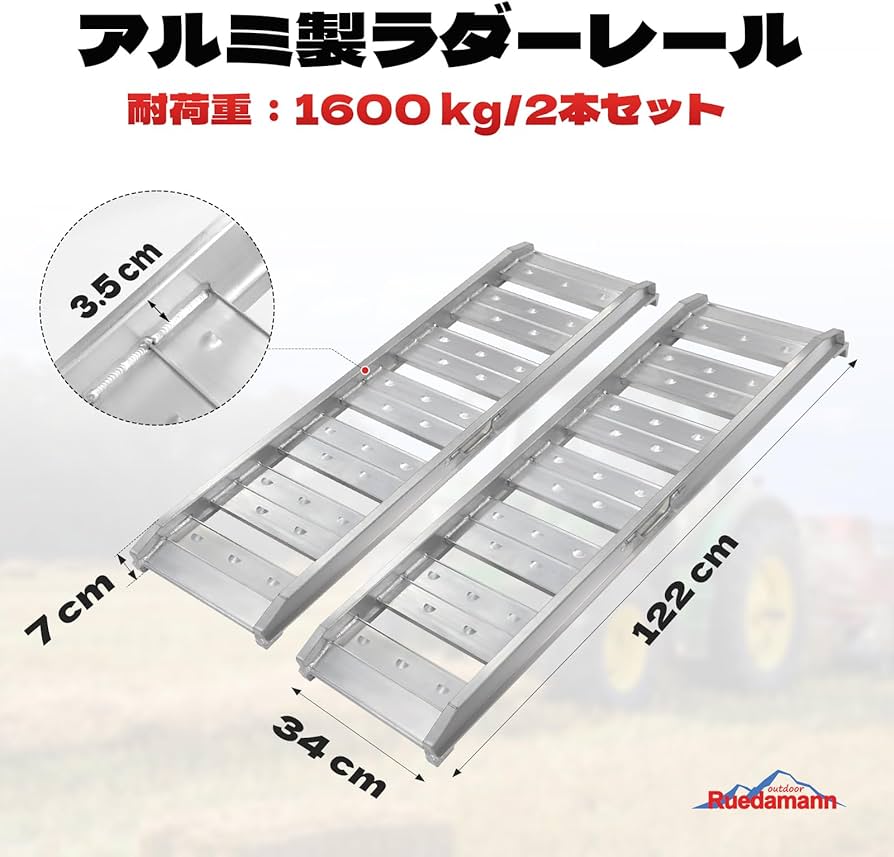 HSINMAXit アルミ スロープ 122cm ラダーレール HSINMAXit アルミ