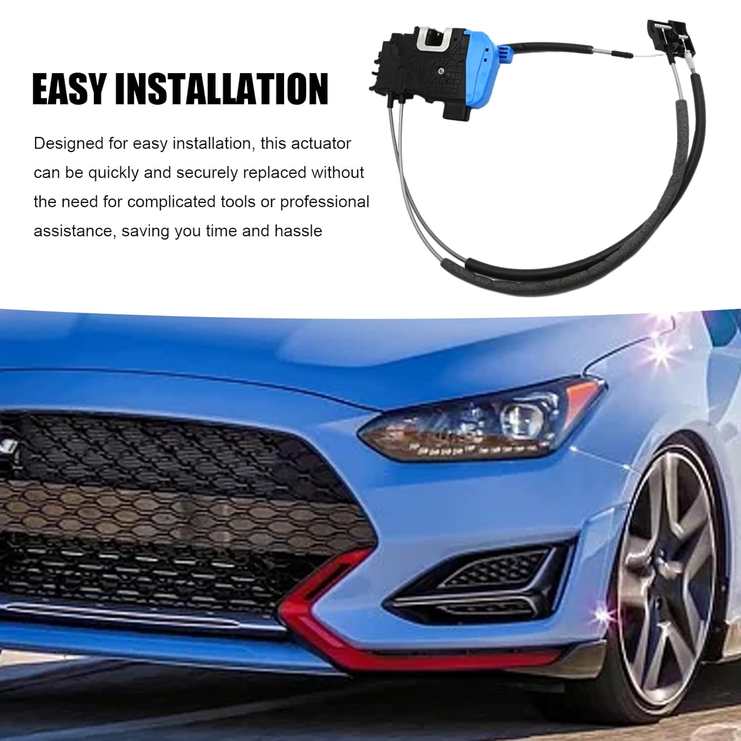 81310-2V000 Front Left Power Door Lock Actuator, Replacement for Hyundai Veloster 2012 2013 2014 2015 2016 2017, Replaces 813102V000