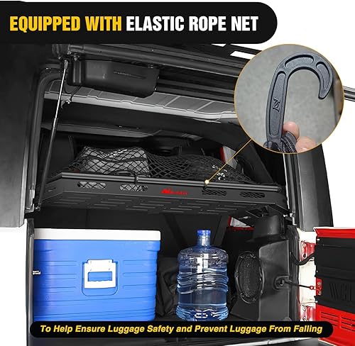 Miniatura 4 de Nilight Bandeja de almacenamiento interior para maletero trasero, bandeja de almacenamiento interior para Wrangler JK JKU y JL JLU Unlimited de 4