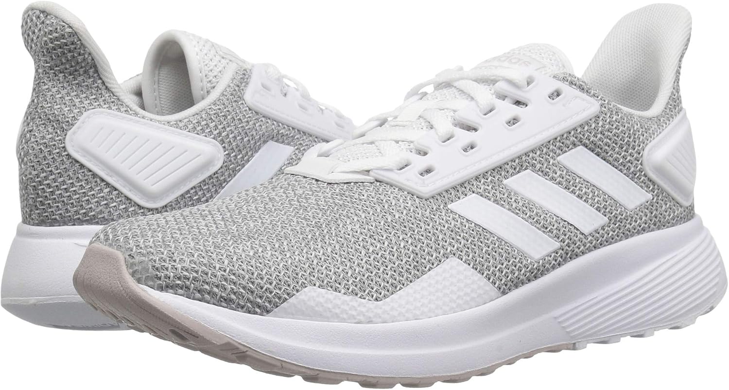 adidas Men's Duramo 9 Running Shoe 7 Ice Purple/White/Light Granite